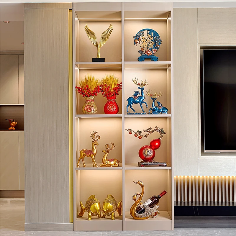 【酒柜套组8格17件套】简约现代家居电视酒柜装饰品摆件高级感