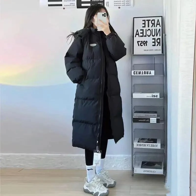 波司澄中长款羽服女冬季2023年新款oversize袄小个子加厚衣外套