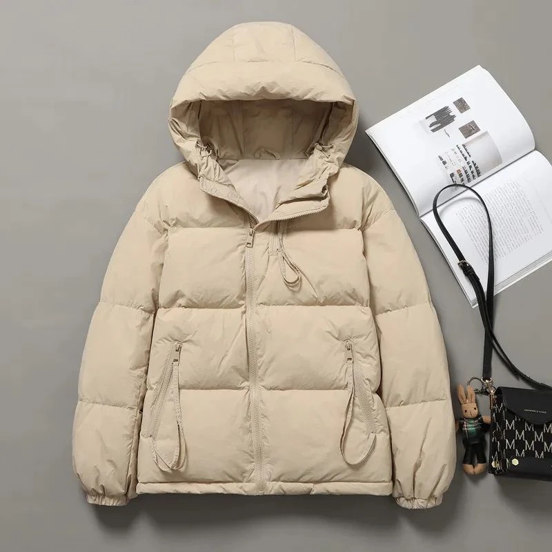波司澄小羽绒服女短款2023冬季新款韩版宽松大码羽绒服连帽时尚小