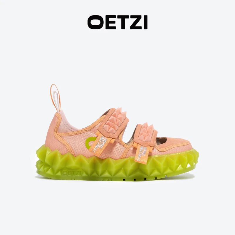 OETZI丑萌女2024新品春夏时尚休闲凉鞋