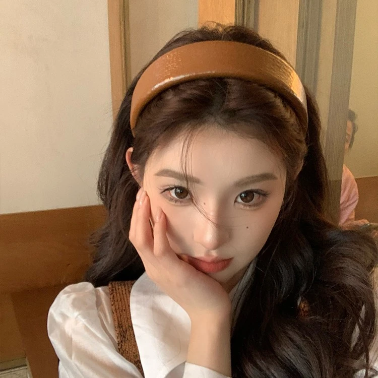 尚倪初秋美拉德~高颅顶宽边发卡发箍女百搭网红2023新款头饰头箍