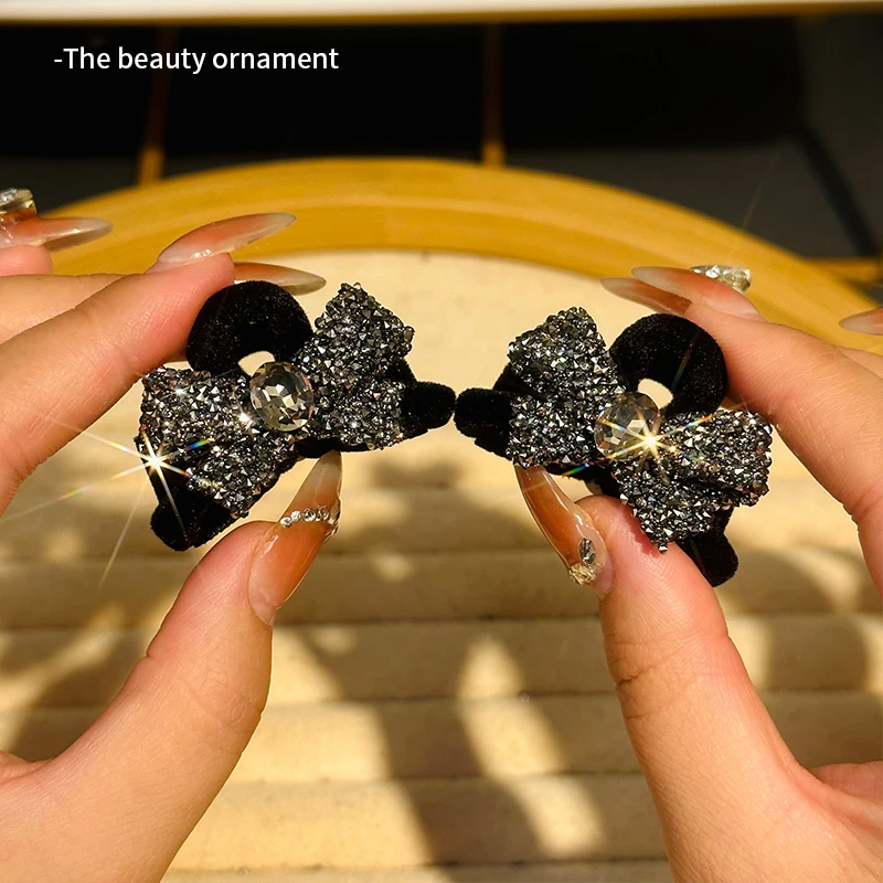 尚倪小香风蝴蝶结刘海小抓夹女气质公主头刘海侧边发夹鲨鱼夹发卡