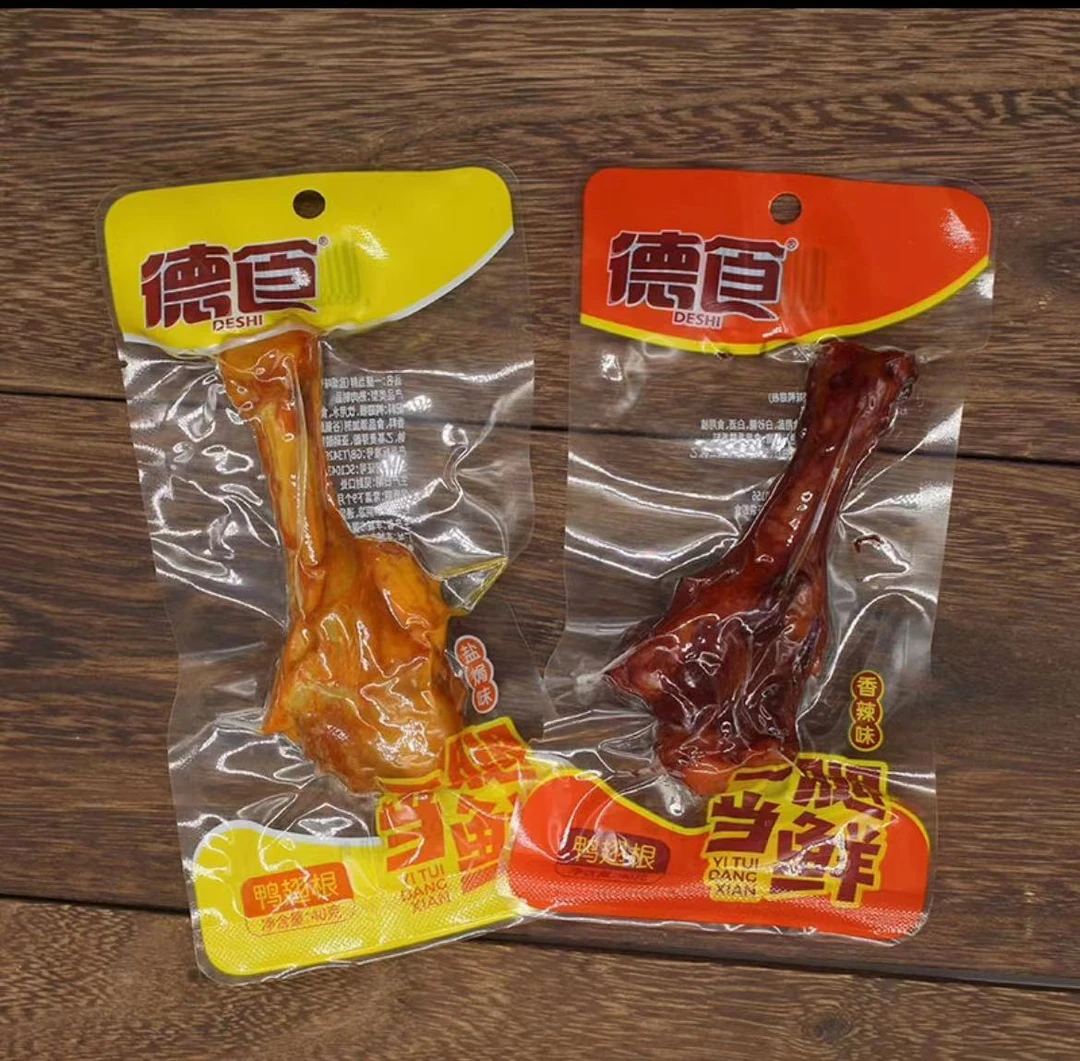 德食一腿当鲜鸭腿盐焗味40g解馋零食