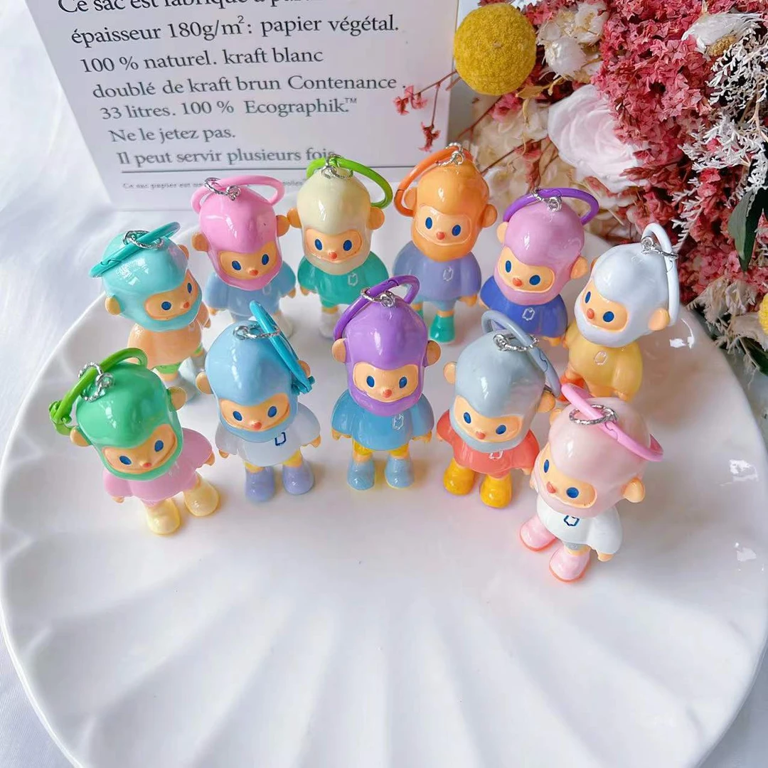 手办大叔老头公仔手工钥匙扣汽车摆件手机链包包背包挂饰闺蜜礼物