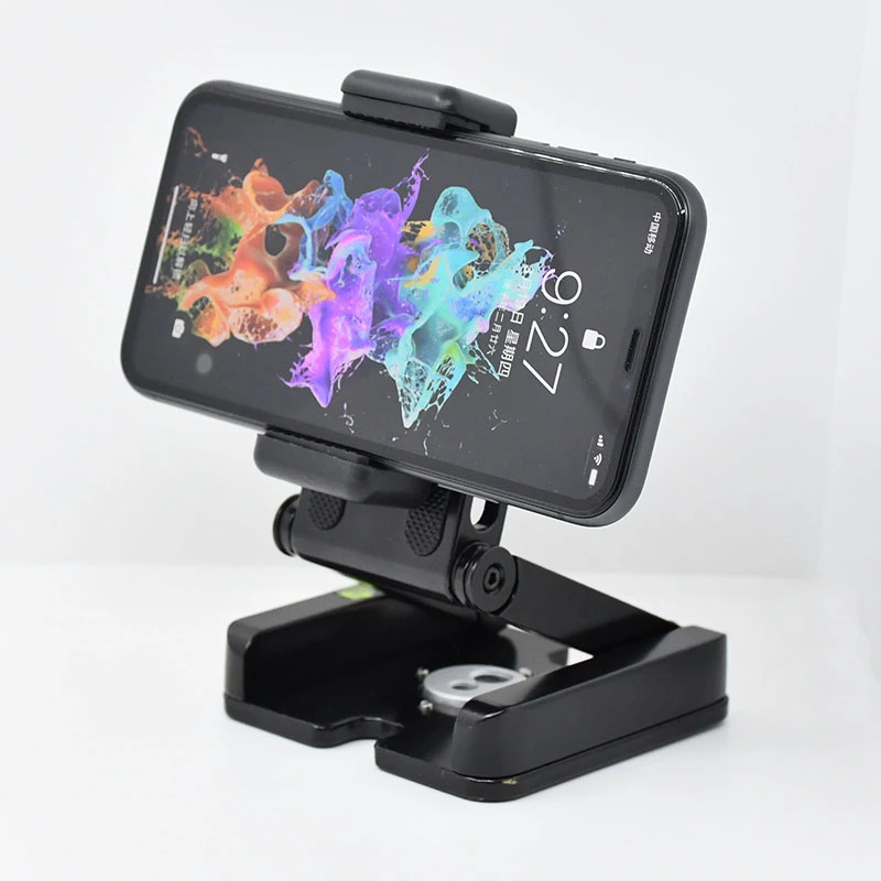 Z字形台云Z型云台直播桌面手机支架金属吃播桌上台面架子夹子