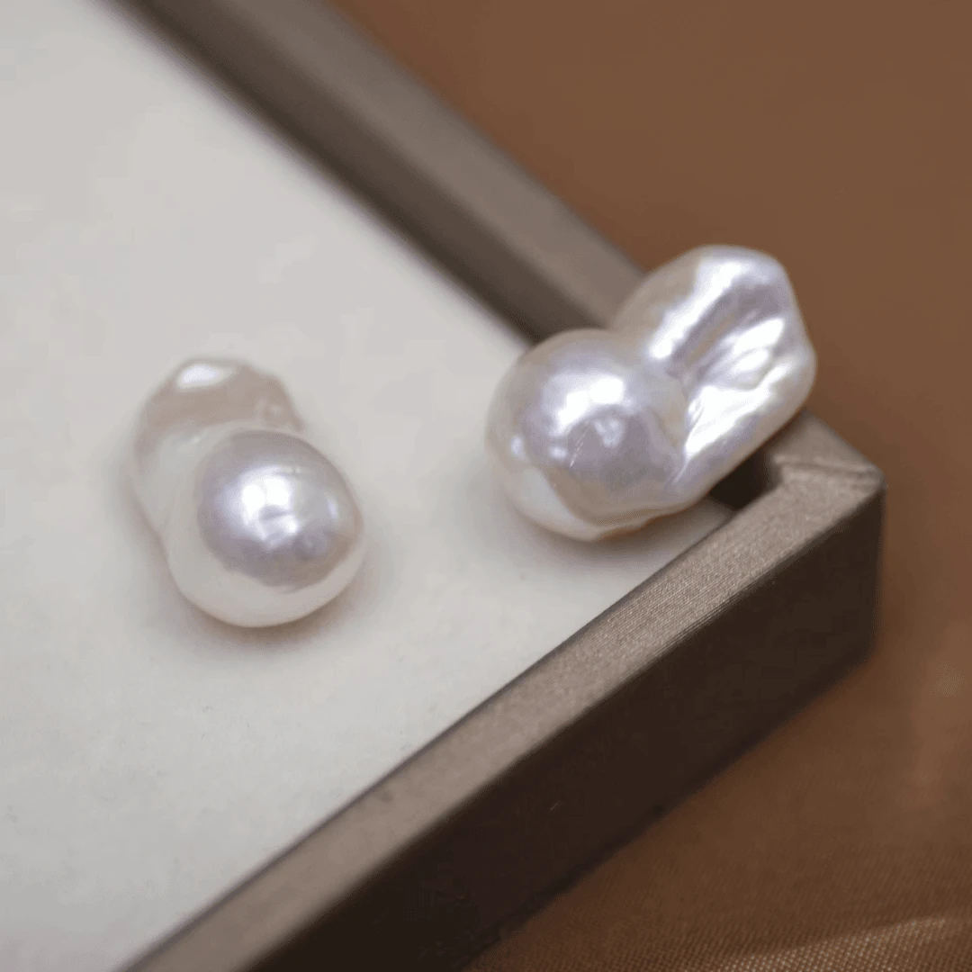 天然淡水珍珠炫彩巴洛克饱满可DIY通孔吊坠配件单颗大巴手工轻奢