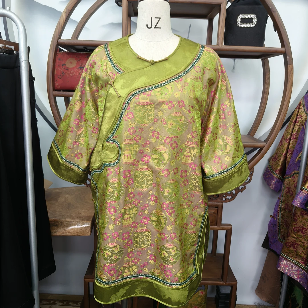 宋锦富婆衫100桑蚕丝款