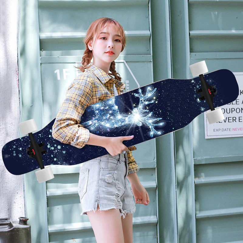 110厘米初学者长板滑板成人青少年刷街男女生四轮双翘板 专业滑板