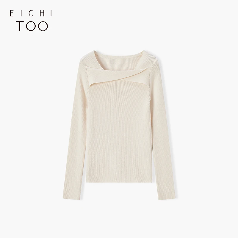 A爱居兔新款经典时尚设计感长袖针织衫ENZAJ1P023A