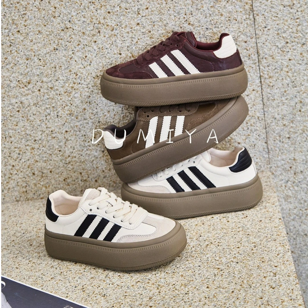 1988 STUDIO•杜米亚复古磨砂厚底德训鞋D9836121