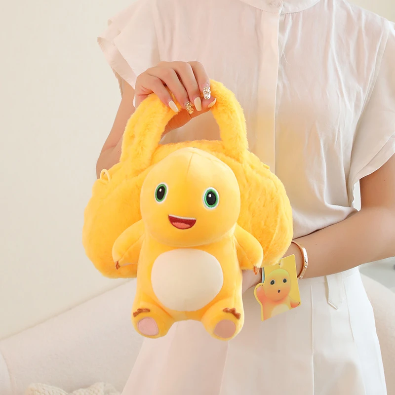 Duoai/多爱正版奶龙毛绒公仔单肩斜挎包通勤玩偶手提包女生日礼物