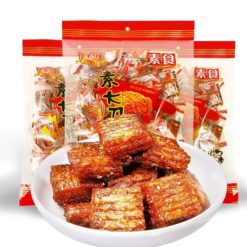宇仔大刀肉辣条经典辣味辣条网红8090回忆儿时好吃排行榜素食童年