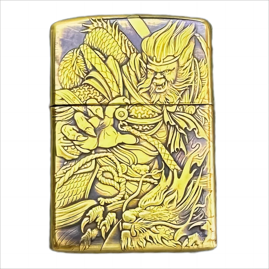 佐罗【齐天大圣】双面3D立体浮雕/902S盔甲机/煤油打火机/防风