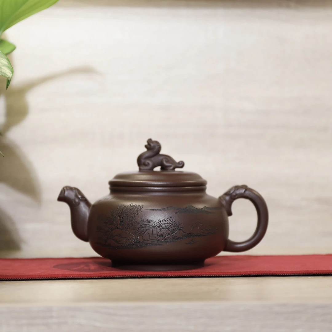 宜兴紫砂壶玉龙壶手工茶壶手制