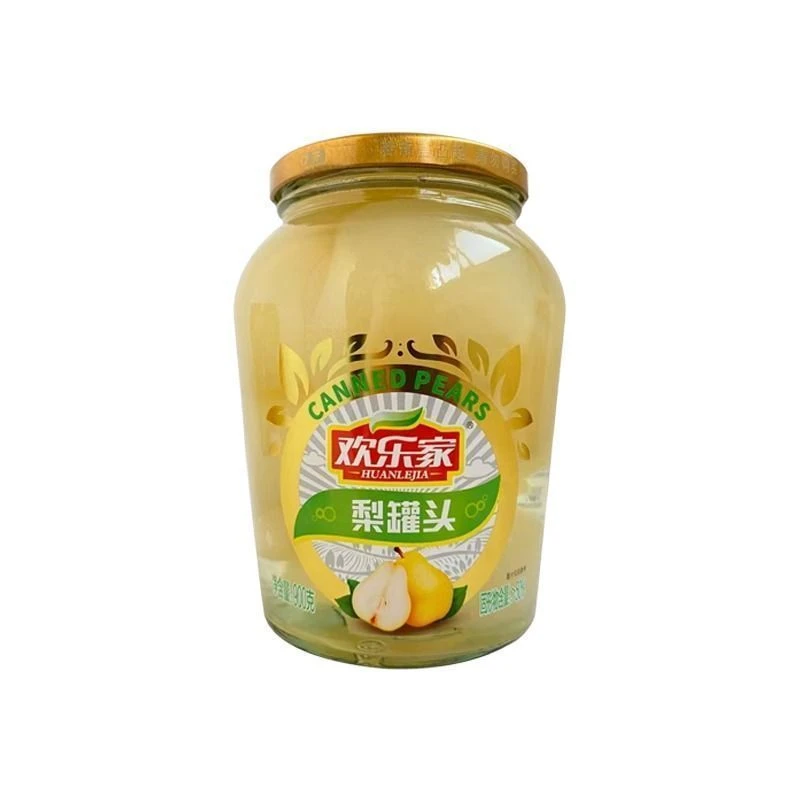 欢乐家雪梨罐头900G