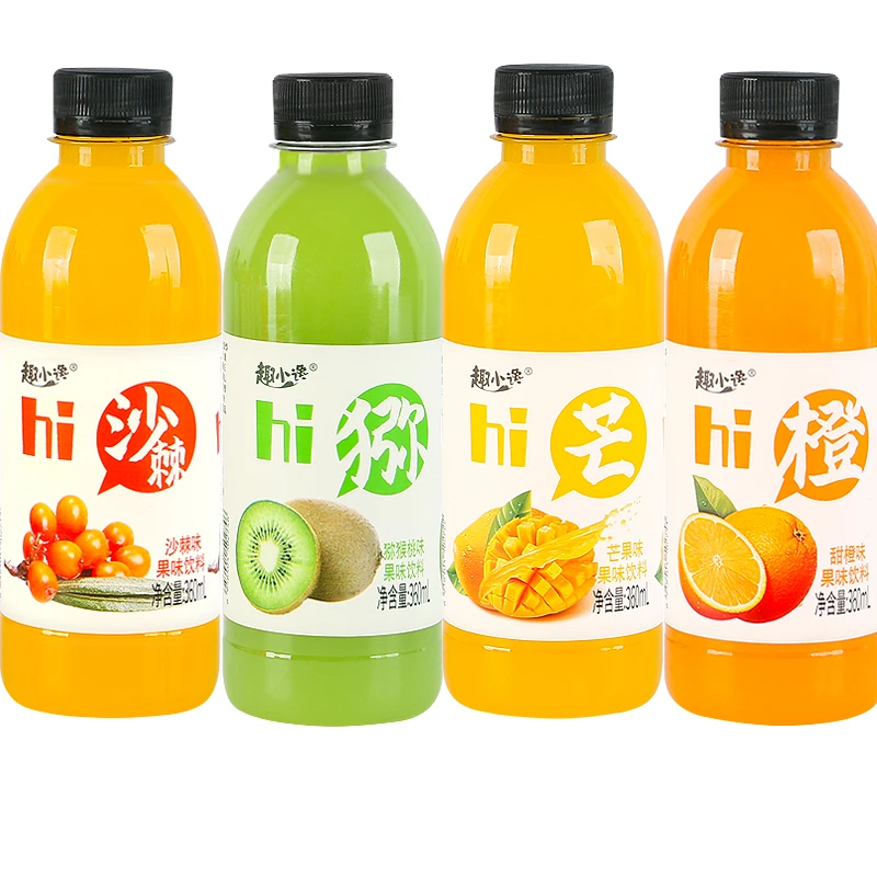 【厂家直销】网红饮料趣小谗360ml*6瓶多口味果味饮料整箱批发 畅饮