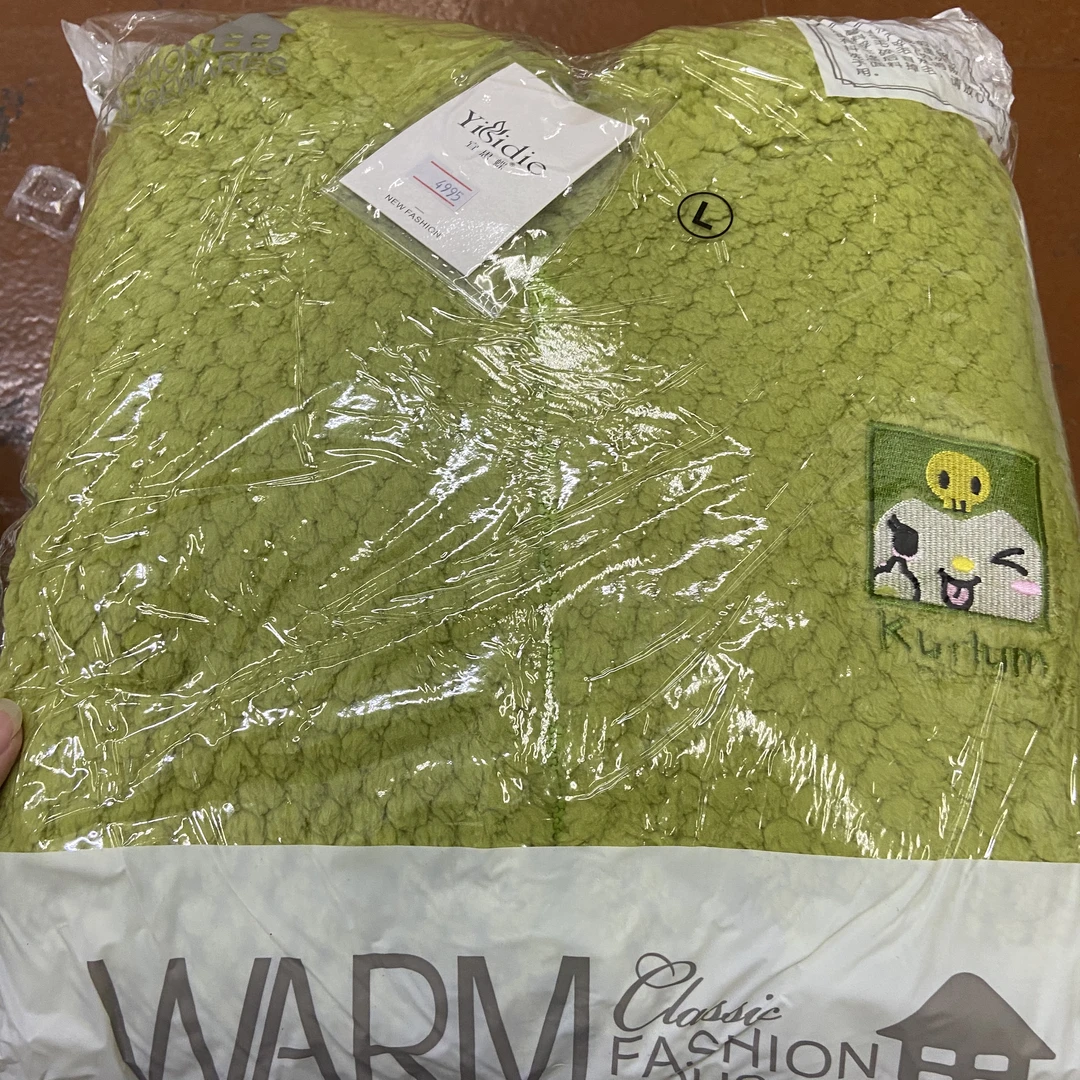 【13#绿库洛米拉链】珊瑚绒睡衣冬季女款加绒加厚花儿2024年新款