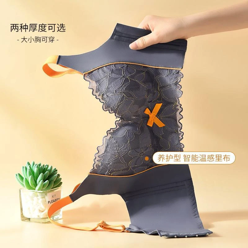 【达人专属】文胸小胸显大聚拢上托防下垂收副乳内衣蕾丝调整型