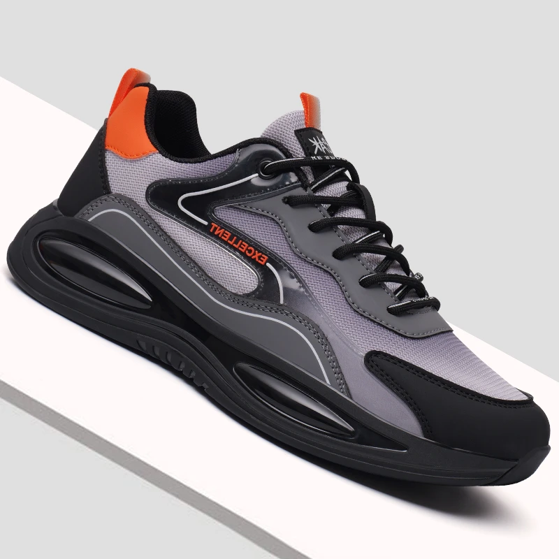 男鞋春秋季2025爆款透气网面运动鞋跑步百搭软底防臭男士休闲鞋子