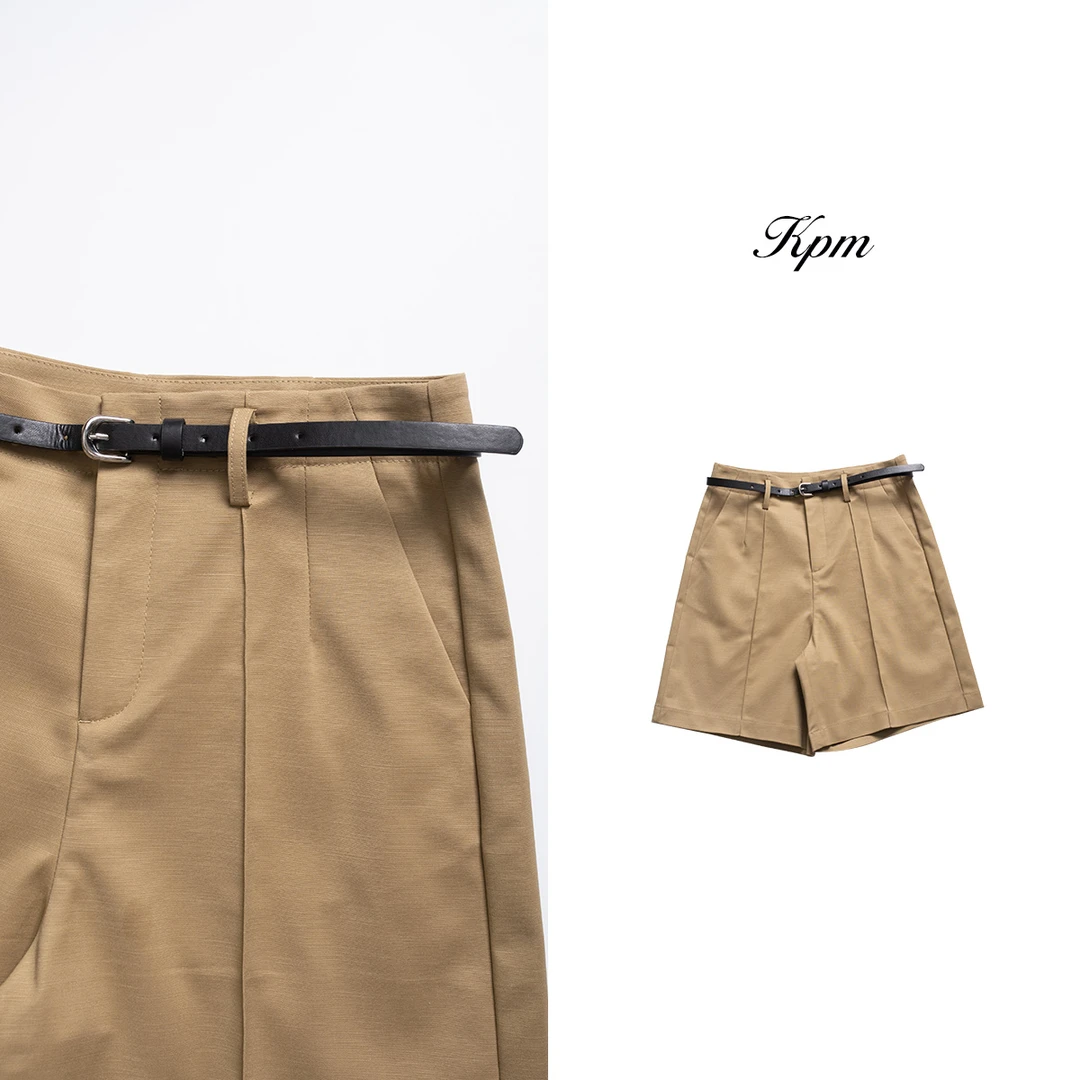 夏季新款显瘦气质百搭简约时尚西装短裤JN5720