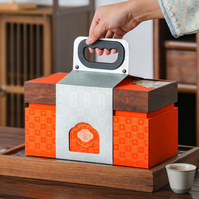 节日送礼 陈皮白茶 寿眉白茶 高山老白茶老陈皮 茶叶礼盒装-xcxs