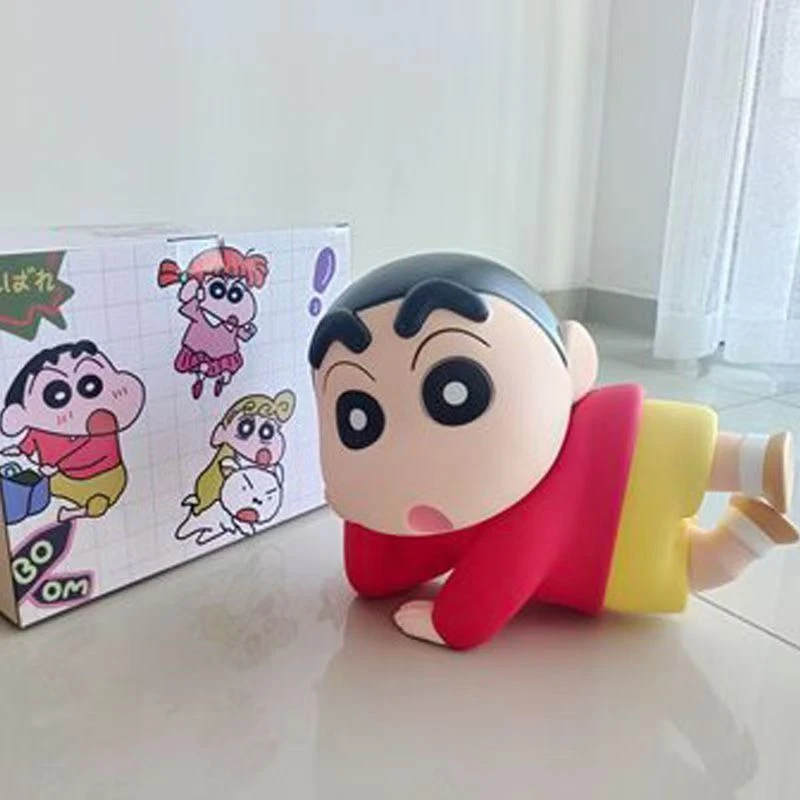 新款躺姿小新摆件动漫野原新之助大号手办家居装饰品公仔网红