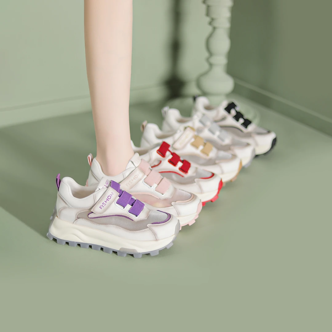 【媛哥福利】增高6cm时尚软底厚底潮流百搭透气跑步女士休闲鞋855