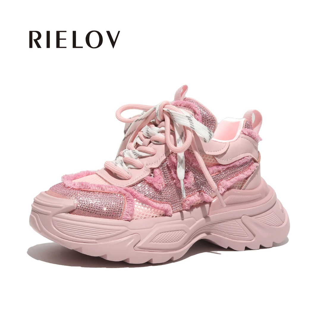 增高7CM百搭网面女鞋运动新款潮流老爹鞋570-1