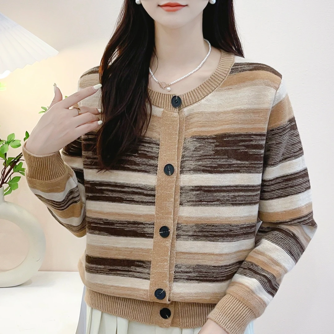 【民族风开衫】女士新款针织开衫上衣毛衣外套
