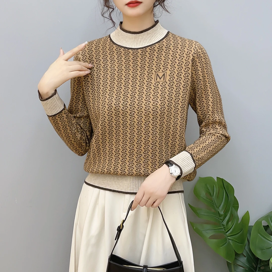 【香奶奶】女士秋冬毛衣女上衣洋气打底衫洋气内搭