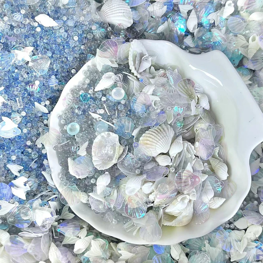 【DIY美甲饰品】夜光美甲配饰DIY珠钻树脂硬货卡通软陶爆闪手工