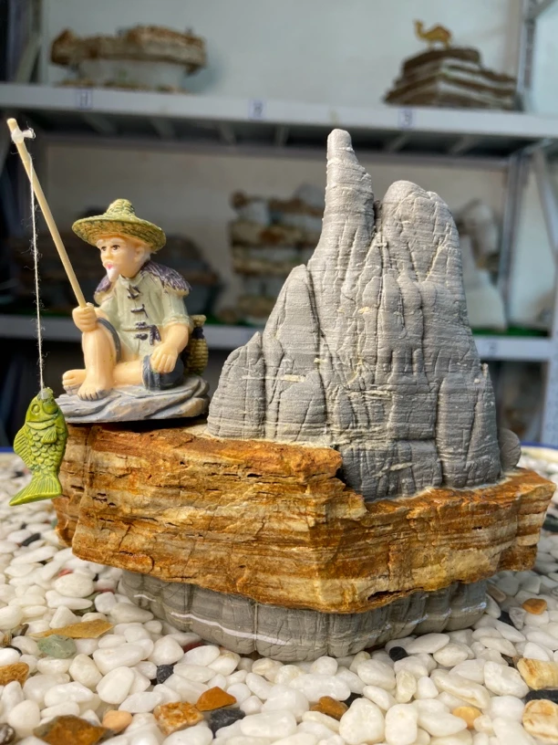 太行奇石 庭院景观石 茶宠摆件 鱼缸造景 盆景石 附石 配石