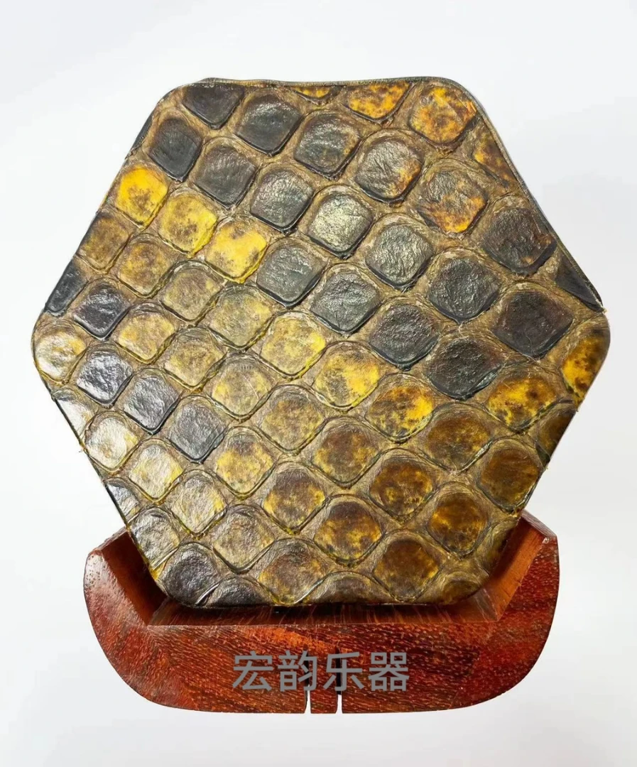 缅甸红木花梨木二胡桶初学入门业余爱好成人儿童通用二胡腹部皮