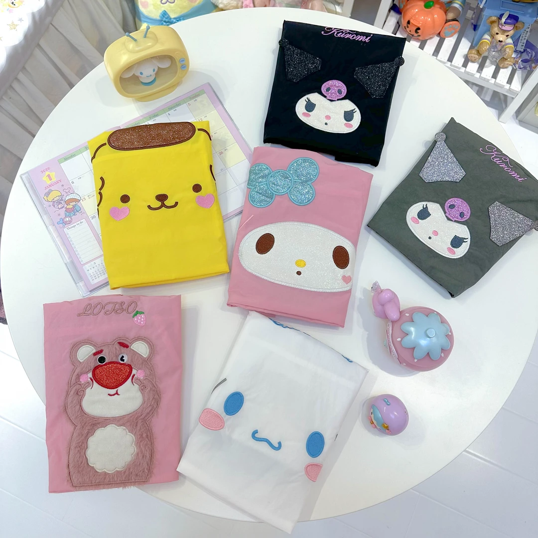 少女心2023新款三丽O卡通女款大号拉绳束口袋收纳包可爱抽绳手提