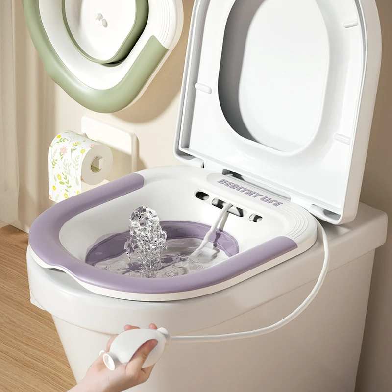 免蹲折叠坐浴盆家用孕妇月子盆卫生间洗屁股泡药盆肛肠术后护理盆