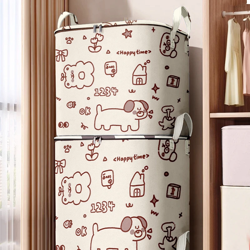 卡通巨无霸收纳筐棉被收纳袋子行李搬家袋打包袋大容量防潮整理袋