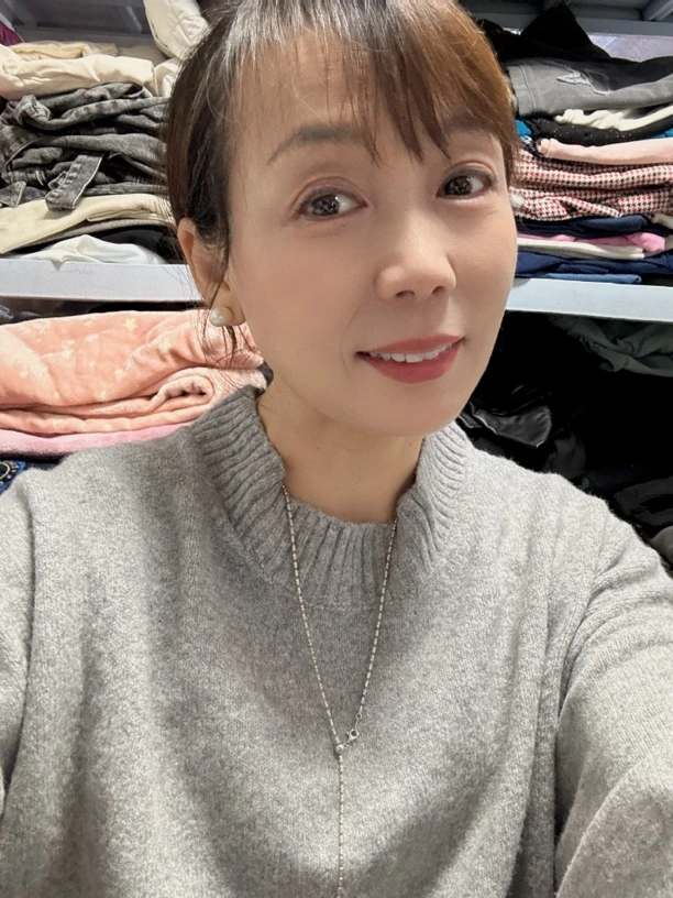 STR家正品套头简约圆领落肩袖宽松针织衫二色