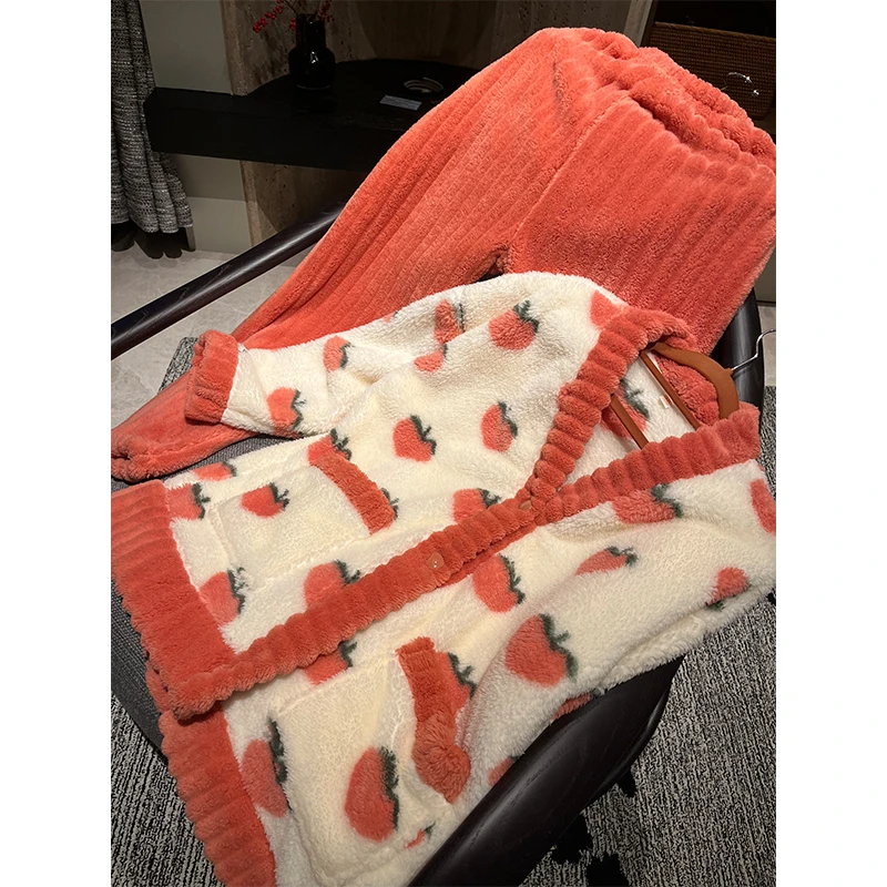 娜娜12.31上新胶囊系列  女款毛茸茸保暖睡衣C230122TZ2LH