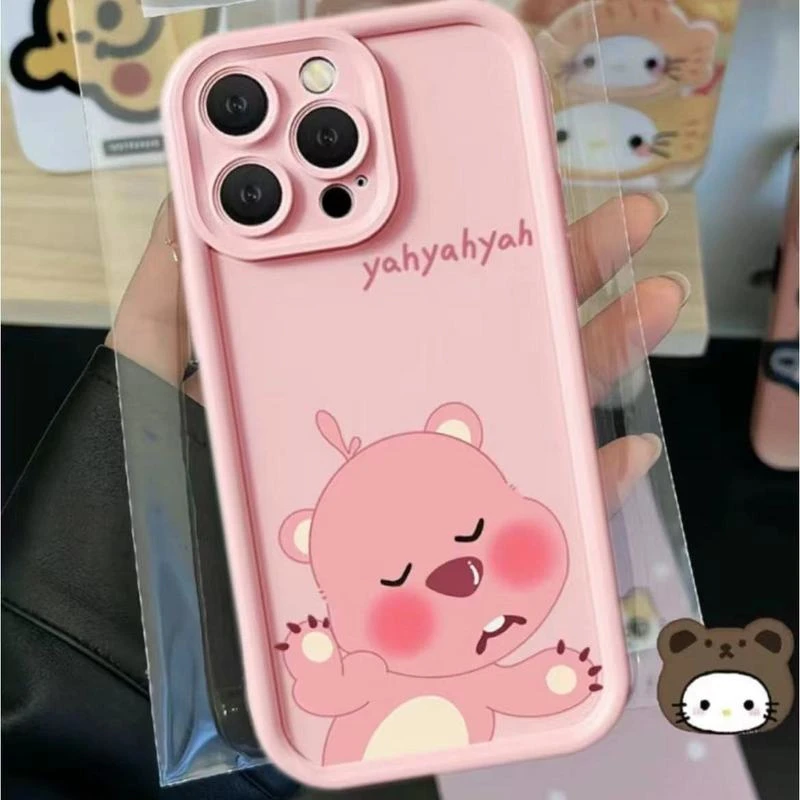 搞怪海狸适用苹果14/15手机壳iPhone13/12/11软/xsmax全包7/8plus