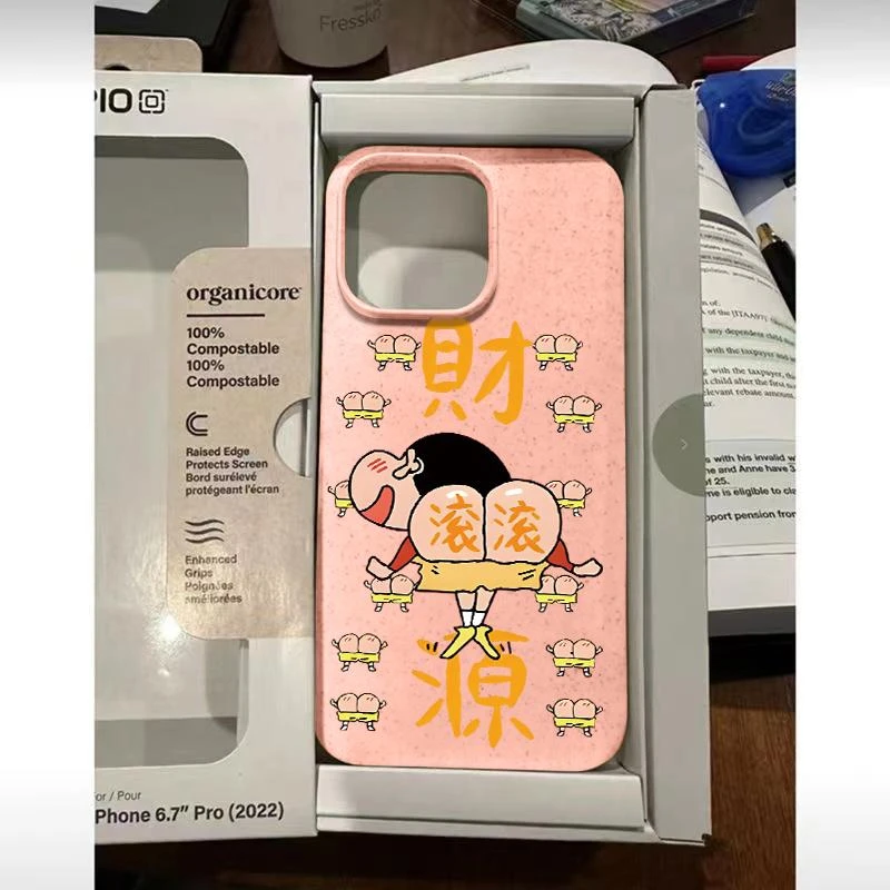 小新财源滚滚苹果15/14/13龙年款新款磨砂软胶11/12防摔软壳xs/xr