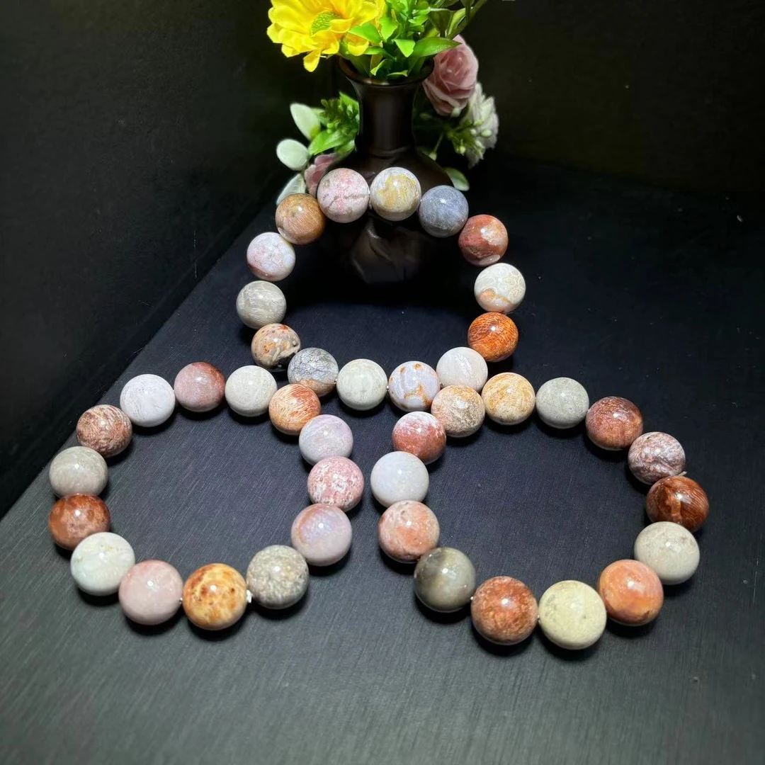 C3660-卡14左右-硅化玉手串/多样性发其一