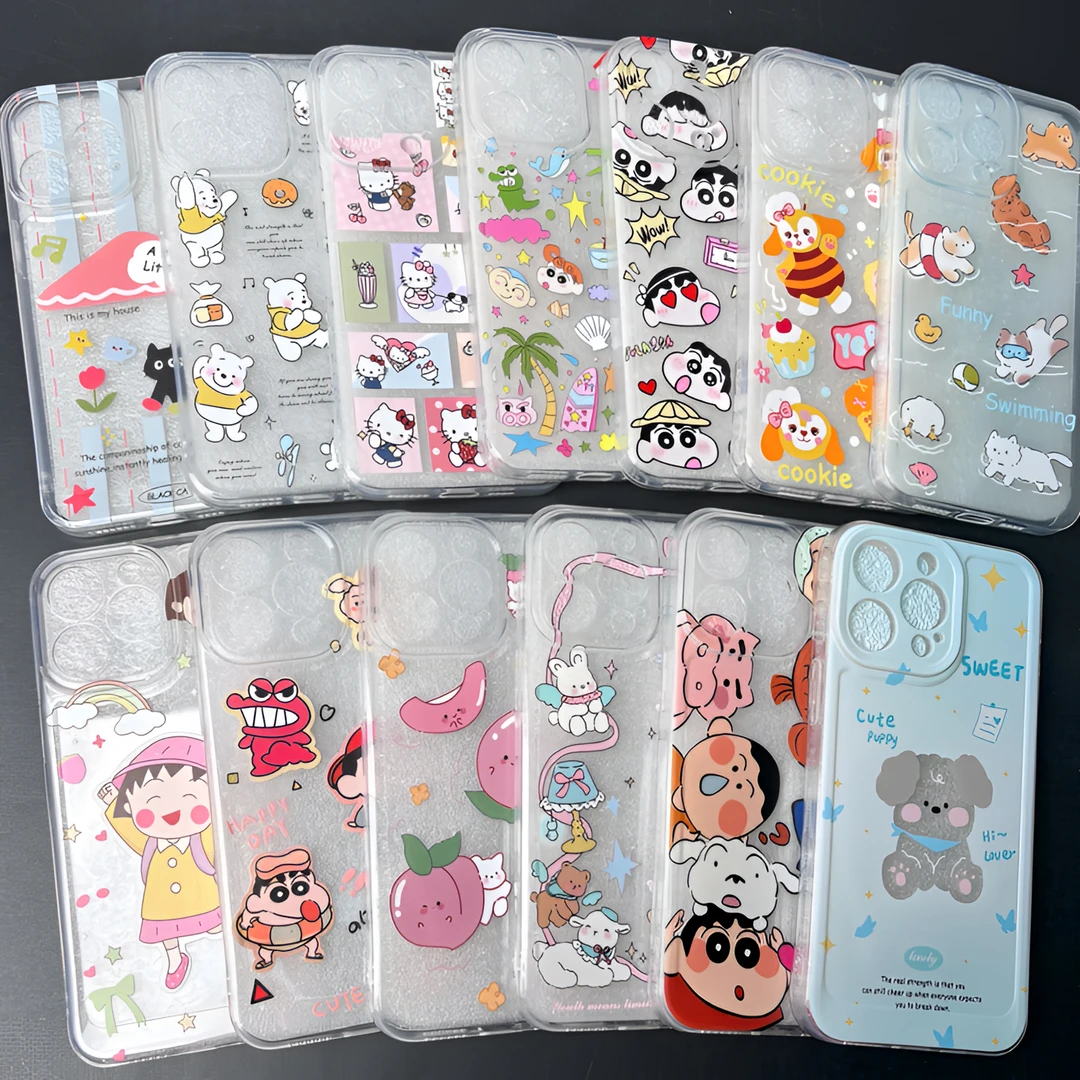 q直播间款式透明创意手机壳ins适用于苹果型号