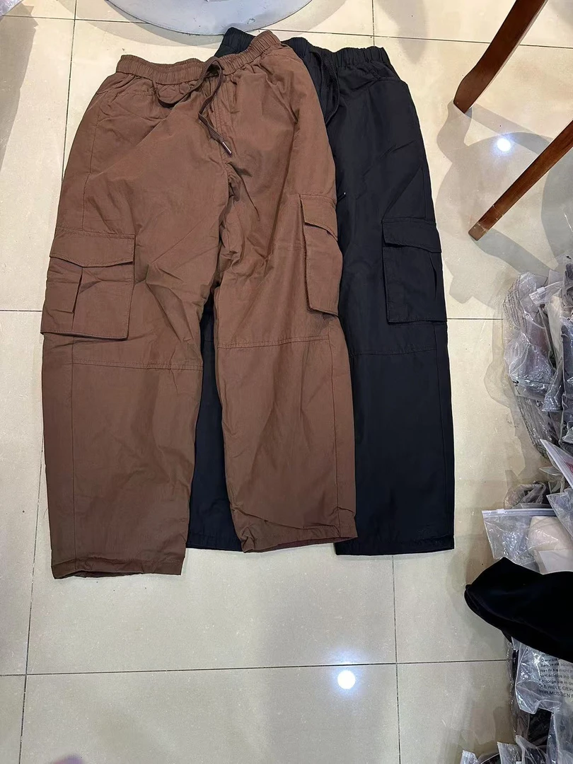 服装店｜棉裤宽松直筒工装裤多口袋设计户外休闲三八妇女节长裤