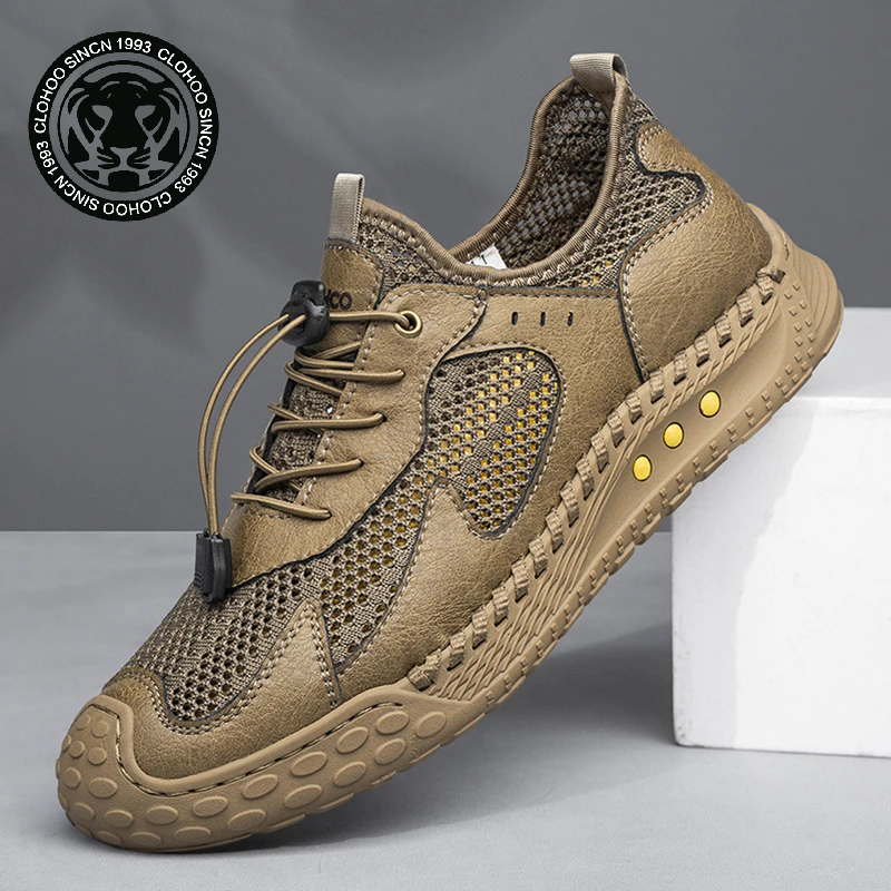 其乐虎男士运动休闲夏季透气防滑网面鞋夏季必备百搭薄款防滑轻便