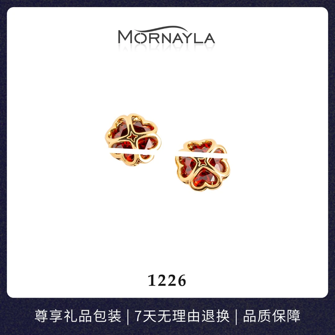 铜合金耳饰 #1226#手工气质时尚百搭复古法式古法彩色