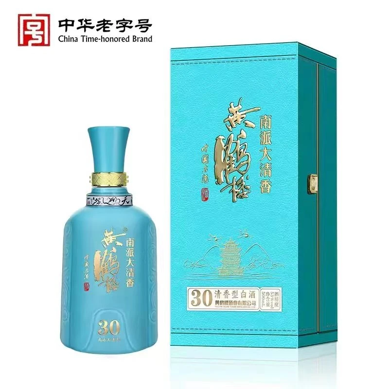 黄鹤楼酒南派大清香楼30 清香型白酒 500ml *1瓶53度53度