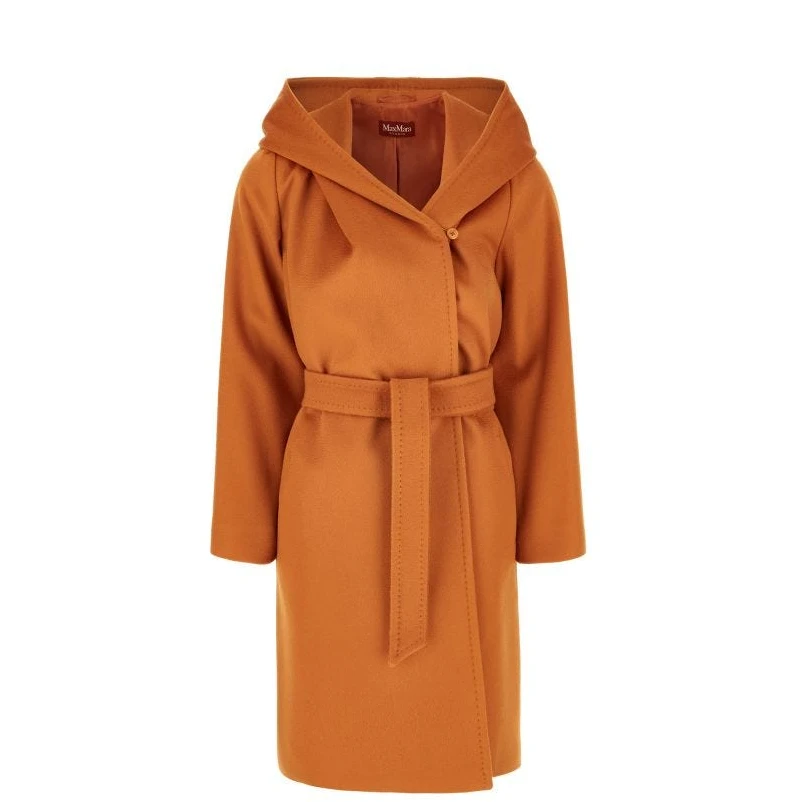 未使用 MaxMara 国现 经典浴袍款羊毛大衣 DY0090