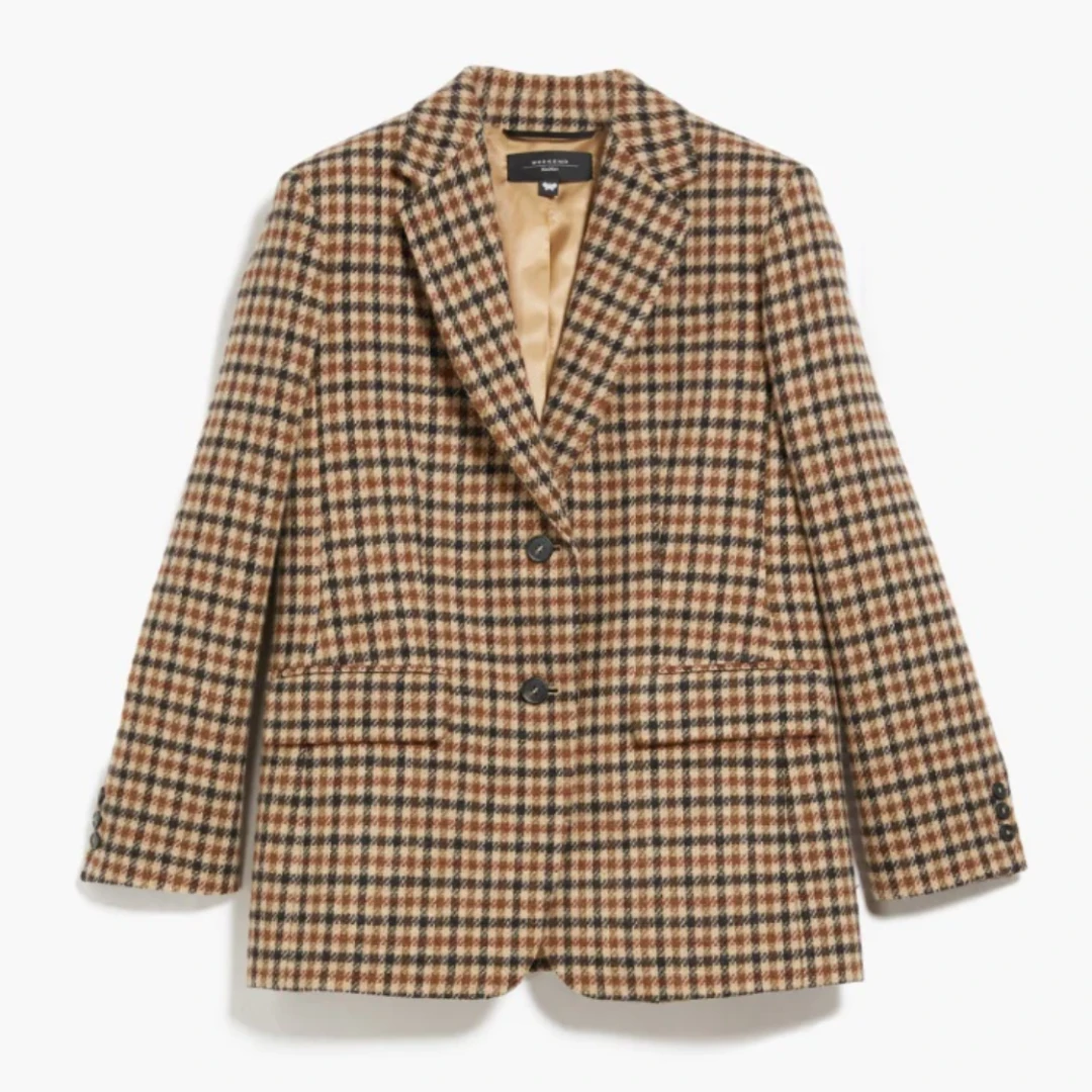 未使用 MaxMara 国现 格纹小西装外套 WT0023