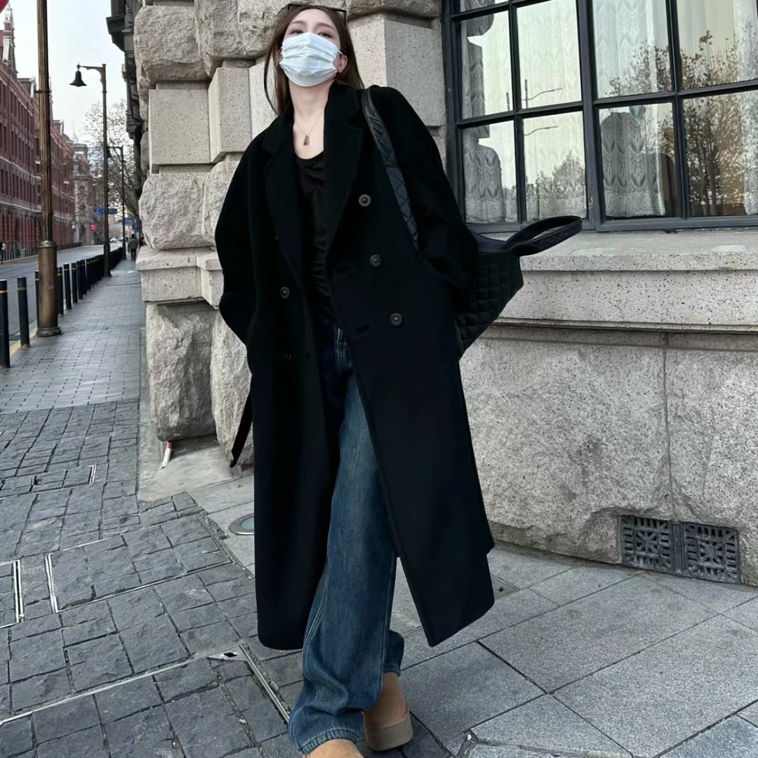 未使用 MaxMara 主线 百搭羊绒大衣外套101801 DY0105