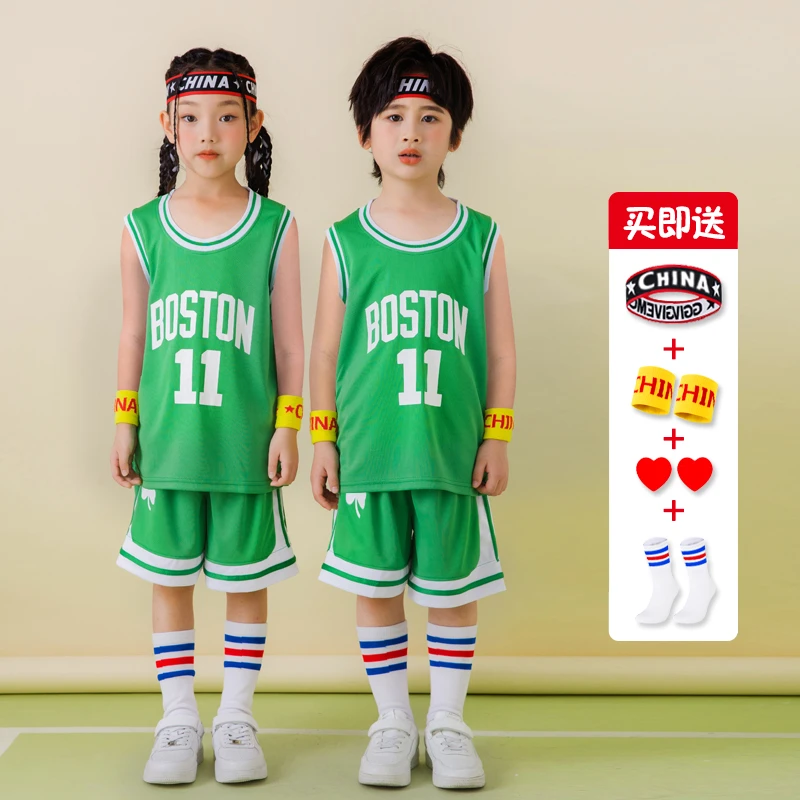 儿童篮球服训练服套装夏季幼儿园表演球衣中小学生比赛训练速干衣